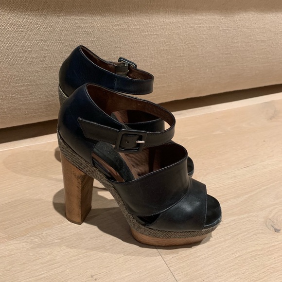 MARNI women’s heeled peep toe with platform - Picture 4 of 6